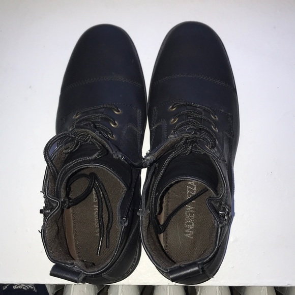 Men's 8.5 black Andrew Fezza boots. Never worn - Picture 5 of 5